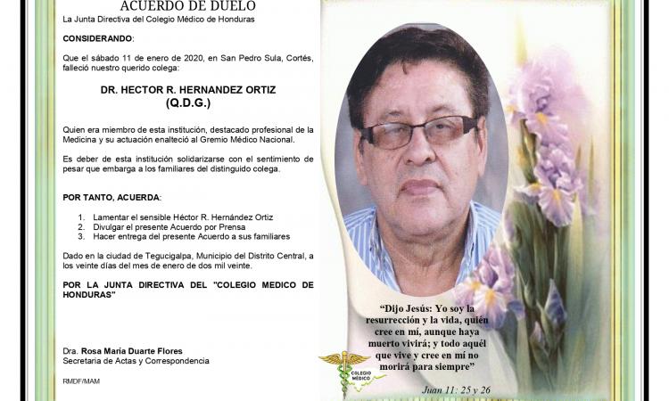Obituario Dr. Hector Hernández
