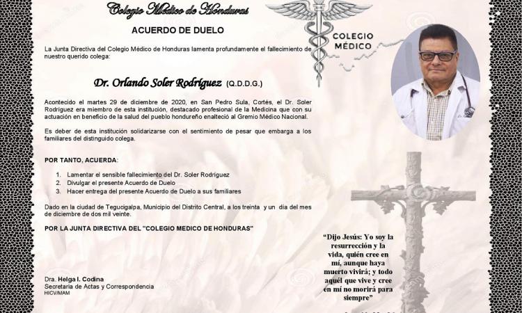 Obituario Dr. Orlando Soler Rodríguez (Q.D.D.G.)