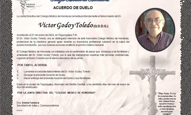 Acuerdo de Duelo Dr. Víctor Godoy Toledo