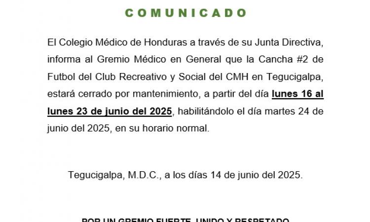 COMUNICADO